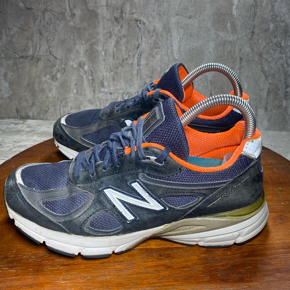 New Balance 990v4 Women’s Size: 9 Navy/Orange Athletic Shoes